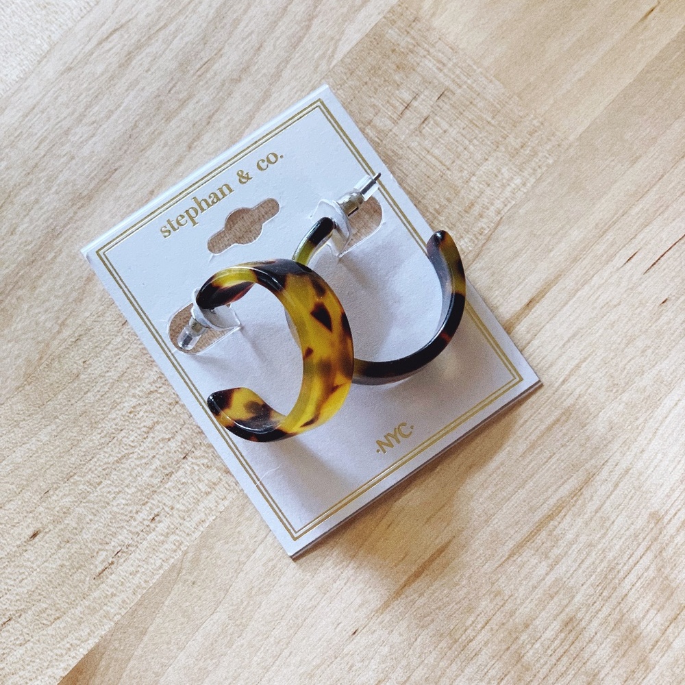 Tortoise Shell Earrings